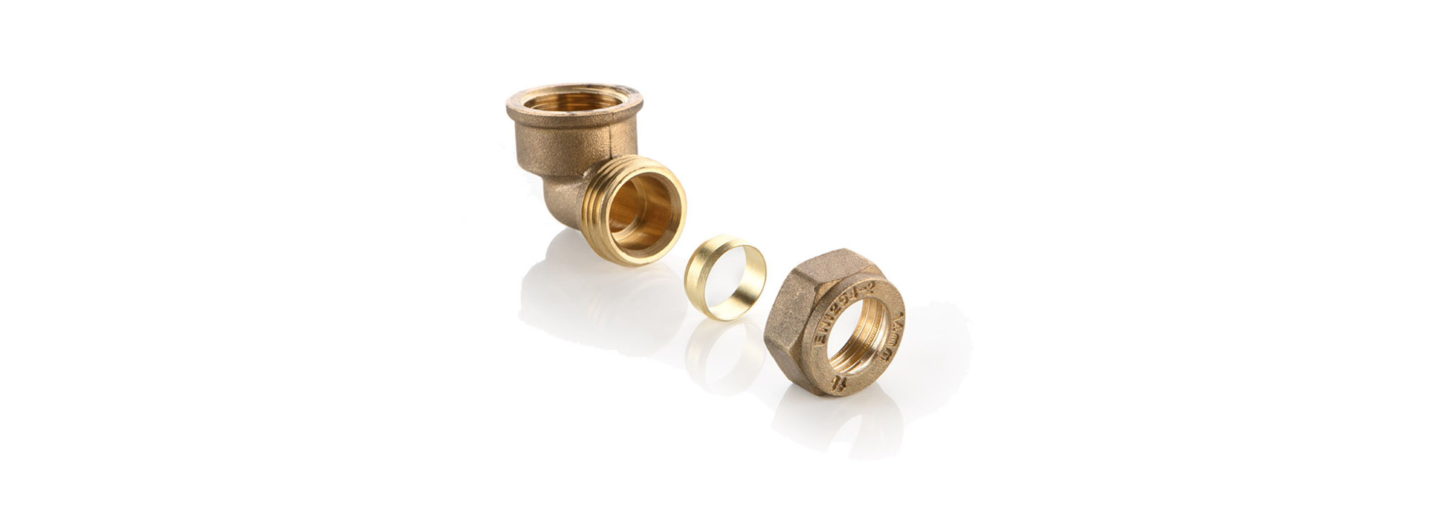 Serie 6000OT: brass compression fittings for industrial automation